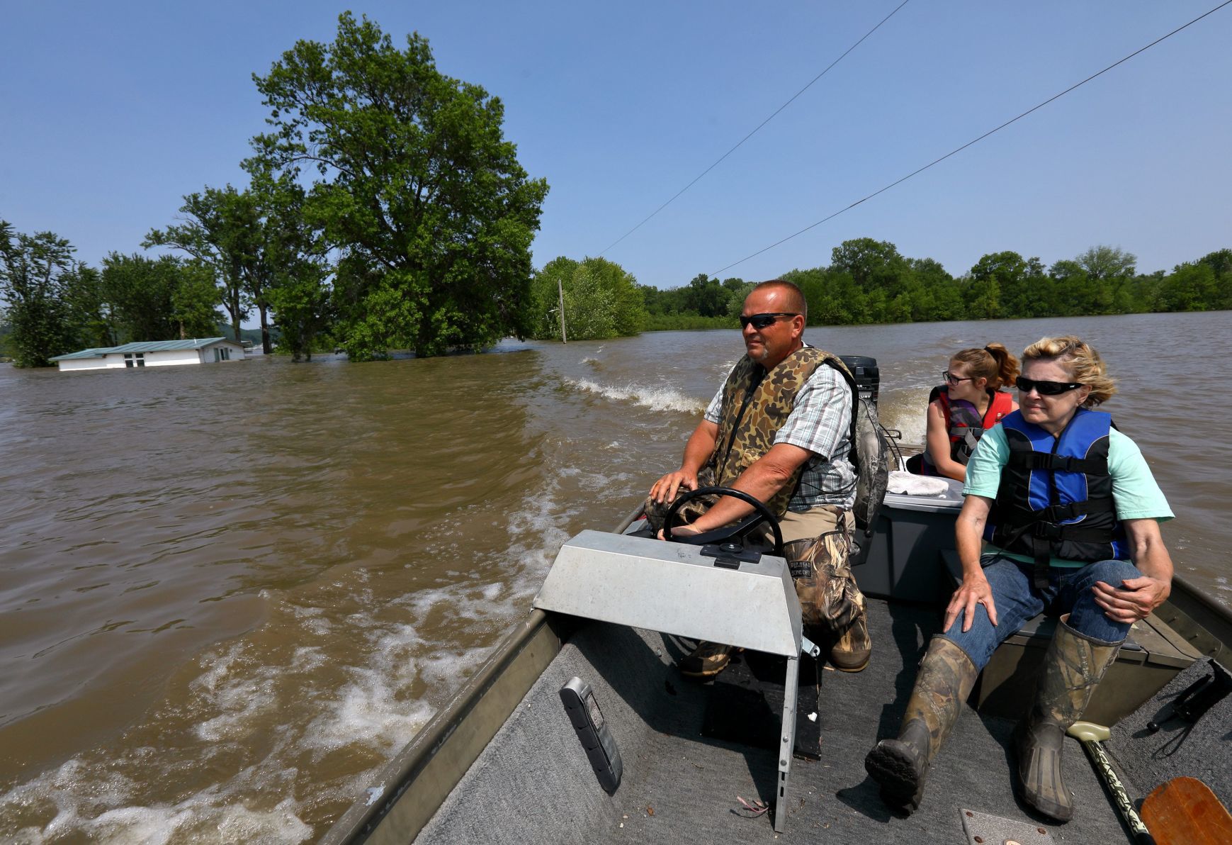 Mississippi River flooding in St. Charles County